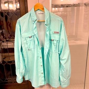 Columbia mens fishing shirt